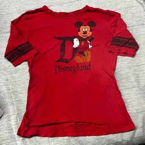 Vintage Disney T-Shirt Red Mickey Mouse